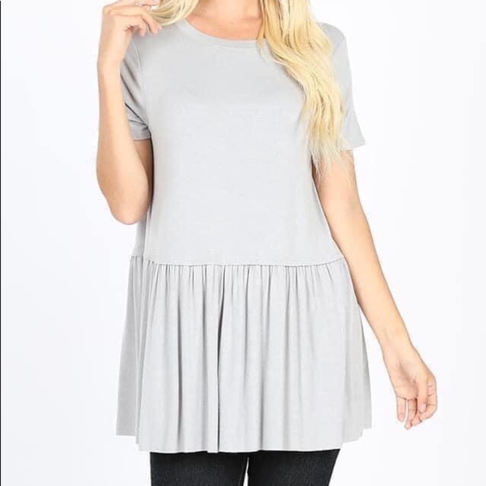 Ruffle Bottom Top